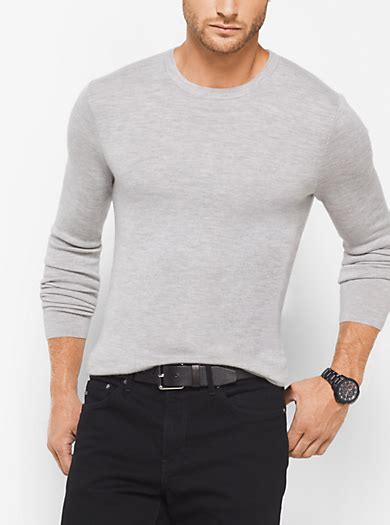 michael kors mens cashmere|Michael Kors crewneck sweaters.